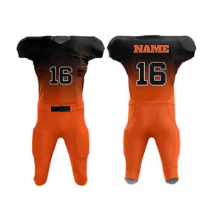 Multi Colors V Neck Short Sleeve Adults Wear Uniform Set American Football Tops Men's American Football Jersey - Product Image 3
