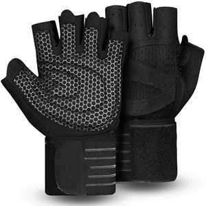 Guantes Antideslizantes para Ejercicio, Ciclismo, Gimnasio, Entrenamiento, Ligeros, sin Dedos, para Levantamiento de Pesas, para Hombre y Mujer - Product Image 1