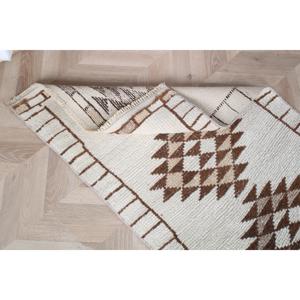 2.5x10.5 ft Vintage Turkish <b>Rug</b>, <b>Runner</b> <b>Rug</b>, Brown Herki Striped <b>Rug</b> - Product Image 5