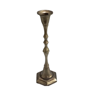 Luxury Aluminum <b>Candlestick</b> <b>Brass</b> Antique Candle Pillar Handmade Christmas Wedding Decorated Candle Stand Customized Print - Product Image 1