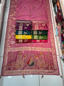 Premium Maslin Viscose Designer Sarees Élégant Léger Ethnique Porter pour les Mariages Fêtes Été Hiver Exclusif - Product Image 6