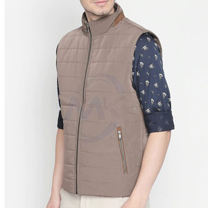 Chaleco acolchado de alta calidad para hombre, cuello levantado, temporada de invierno, recién llegado, MOQ bajo, hecho en Pakistán - Product Image 2