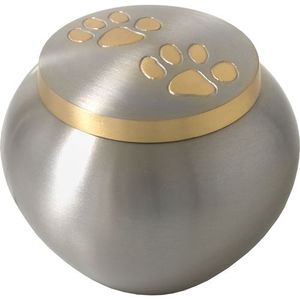 Urna para mascotas Odyssey, urna funeraria grabada a mano en blanco perla para cenizas de mascotas, urnas de cremación blancas de recuerdo - Product Image 3