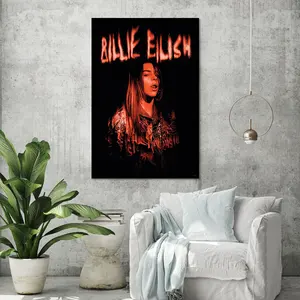 Affiche design moderne Billie Eilish pour utilisation murale - Product Image 1