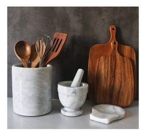 Reposacucharas de Mármol Negro de Gran Calidad, Diseño Moderno, Duradero, Ecológico, Tamaño Personalizado, Apto para Lavavajillas, Logotipo Personalizado - Product Image 3