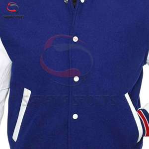 เสื้อแจ็คเก็ตวาร์ซิตี้ผู้ชาย ปักลายปักชื่อ ปักโลโก้ตามสั่ง ไซส์ใหญ่ เสื้อแจ็คเก็ตเลตเตอร์แมน ยูนิเซ็กซ์ เสื้อแจ็คเก็ตวาร์ซิตี้แบบเรียบ - Product Image 4