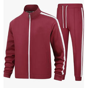 Survêtement de sport à fermeture éclair du meilleur style de survêtement pour hommes avec logo personnalisé vente en gros - Product Image 6
