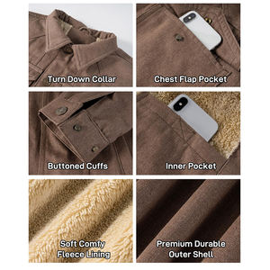 Veste en jean à coupe décontractée pour homme, impression personnalisée du logo et de la taille, veste en jean respirante à porter régulièrement pour homme - Product Image 6