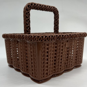 Cesta de almacenamiento de plástico PP moldeada por inyección con compartimentos Suministro a granel personalizado al por mayor para uso en la cocina - Product Image 3