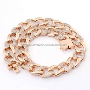 ขายดีเครื่องประดับฮิปฮอป VVS Moissanite เพชรห่วงโซ่ลิงก์คิวบาสุดคมชัดสำหรับใช้แฟชั่นในราคาที่ดีที่สุดจากอินเดีย - Product Image 2