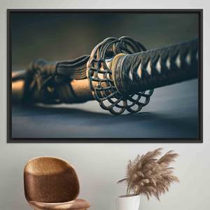 Décoration murale moderne et élégante : œuvre d'art imprimée sur toile pour la maison, toile encadrée noire - Product Image 1