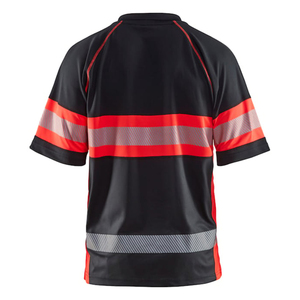 Polo de travail personnalisé à bandes réfléchissantes haute visibilité, respirant, uniforme de sécurité pour la construction et l'industrie - Product Image 2