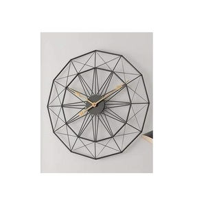 Fashion Metal Wall Clock Luxury Led 3d Wall Clock Home Decorative Items and <b>Round</b> Shape and Customized Size - Product Image 3