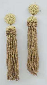 Ventas calientes de tendencia para mujeres Pendientes de diseño de bordado de perlas multicolores de moda por artesanía MD - Product Image 3