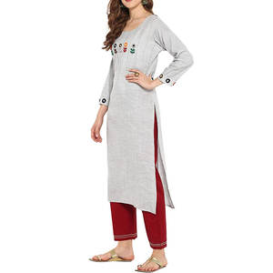<b>Kurtis</b> Shirts Ladies Cotton Girls Fashion Shirts Casual Wear Wholesale Ladies <b>Kurtis</b> - Product Image 3