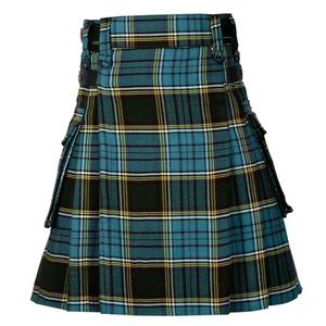 Kilts écossais classiques personnalisés en gros avec logo, taille ajustable, tissu de qualité supérieure, service OEM - Product Image 1