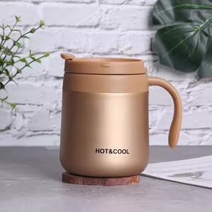 <b>Double</b> <b>Wall</b> Stainless Steel Coffee <b>Mug</b> with Lid Insulated Coffee Cup for Travel Office and Home Use Leak Resistant and Durable - Product Image 3