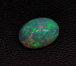 Superb Quality Ethiopian Natural Waxed/Oiled Multi Brilliant Cut Opal Cabochon Loose Gemstone 5-8 Carat Color Play/Fire - Product Image 3