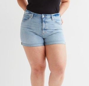 Short en jean pour femme Design vieilli Mode d'été Respirant Casual Yoga Shorts en jean pour femme - Product Image 6
