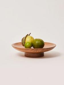 Elegant Wooden Double Bowl <b>Set</b> with Brass Stand Perfect for Serving Snacks or Decorative Use in Home - Product Image 3
