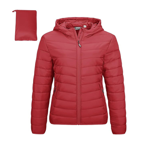 2024 mercado nueva tendencia diseño deportivo OEM chaqueta hinchada en blanco liso color sólido chaqueta hinchada a prueba de viento hombres mujeres - Product Image 6