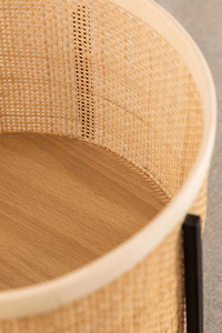 Maceta de Mimbre Vintage, Cesta de Mimbre para Plantas, Soporte de Mimbre para Macetas y Jardineras - Product Image 3