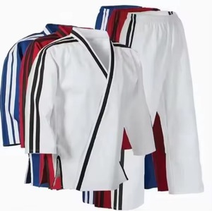 Uniforme de Karate Enfocado en el Entrenamiento, Transpirable, de Secado Rápido, de Algodón, con Logotipo Frontal, para Largas Sesiones de Práctica - Product Image 1