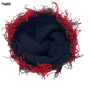 Bonnet en tricot duveteux bonnet crâne épais chaud hiver logo personnalisé bonnet pour unisexe - Product Image 6