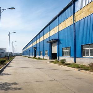 Structure de <span class=keywords><strong>charpente</strong></span> d'entrepôt en acier soudé résistante aux ouragans pour la chaîne d'approvisionnement des ports côtiers - Product Image 1