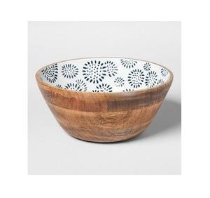 Nouveau bol de service en bois écologique au design minimaliste pour la décoration de table et le service de salades, cadeau d'affaires - Product Image 5