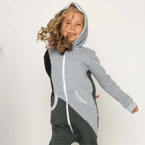 Nouvelle arrivée 2024 confortable et chaud pour enfants Onesie Zipper Fleece-Parfait pour l'hiver et le coucher-Doux et confortable OEM - Product Image 3
