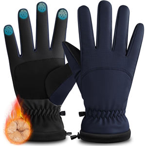 Gants de course chauds en polyester pour hommes, adhérence avancée, coupe respirante, utilisation pour activités de plein air avec couche de finition résistante à l'eau - Product Image 5