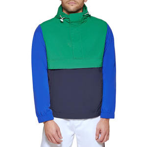 Chaqueta Cortavientos de Invierno Personalizada para Exteriores, Impermeable, con Tela Ecológica, Capucha, Cuello Alto, Ligera, con Logotipo Frontal para Hombre - Product Image 4