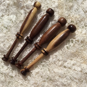 Outil de tissage artisanal en bois pour bricolage élégant Canette en bois Tissage en dentelle Bobines de tapisserie en dentelle en bois - Product Image 4