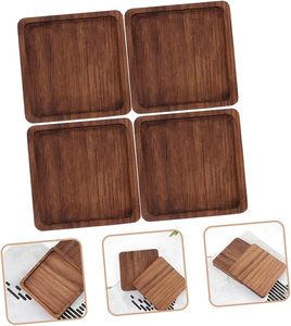 Sous-verre carré en bois luxueux, style rustique, fait à la main, écologique, non toxique, sous-verre de table de haute qualité, décoration d'intérieur, vente en gros - Product Image 6