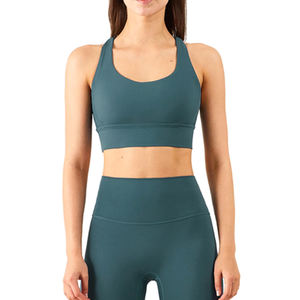 Ensemble de yoga 2 pièces pour femme, vêtements de sport actifs, respirant, motif uni, tenue de sport de qualité supérieure 2026 - Product Image 5