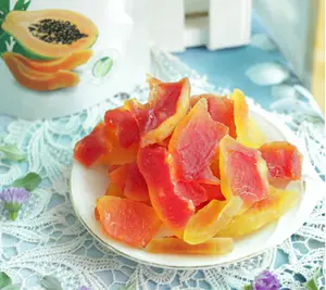 Patatine fritte vietnamite alla frutta secca di papaia/sacchetto per Snack sano con fette di Papaya essiccate