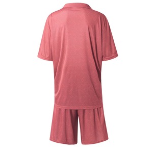 Ensemble de jogging d'été pour hommes : T-shirt à manches courtes et short 2 pièces respirant, grande taille, séchage rapide, couleur unie, sport décontracté - Product Image 3