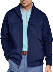Veste coupe-vent légère et décontractée d'automne pour hommes avec poche veste de printemps imperméable pour hommes - Product Image 2