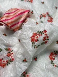 บดกระดาษสวยๆด้วยการปักผ้าส่าหรีผู้หญิงแฟชั่นผู้ผลิตจากอินเดียในอัตราที่ต่ำที่สุด - Product Image 2