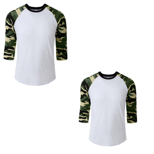 2024 Diseño de camuflaje Personalizado Mejor diseño Camisetas raglán de alta calidad para hombres Diseño superior Mejor calidad Camisetas de hombres de alta calidad - Product Image 3