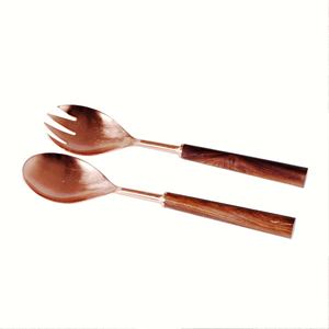 ช้อนเสิร์ฟเรซินทำมือแบบอินเดียราคาโรงงานสำหรับเครื่องมือสลัดสำหรับร้านของคุณ - Product Image 3