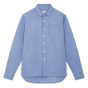 Top Sale Best Design <b>Men's</b> <b>Chambray</b> <b>Shirt</b> Casual Cotton Long Sleeve Breathable Comfortable for Casual Wear Made in Bangladesh - Product Image 2