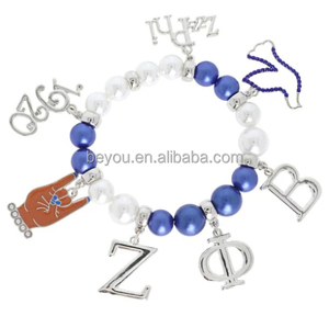 Zeta Phi รุ่นเบต้าสร้อยข้อมือจี้1920รูปตัวอักษรกรีก zpb <span class=keywords><strong>ZZZ</strong></span> phi - Product Image 1