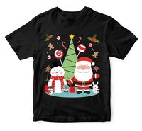 Obtenez vos propres t-shirts de Noël sur mesure et bien plus encore, imprimez n'importe quel design sur tshirt sur n'importe quelle taille personnalisée de couleur