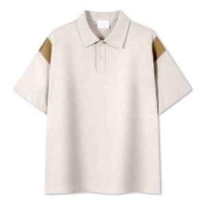 T-shirts polo à séchage rapide tendance pour hommes avec logo personnalisé Chemises en jersey à col rigide en polyester, spandex et motif golf - Product Image 5