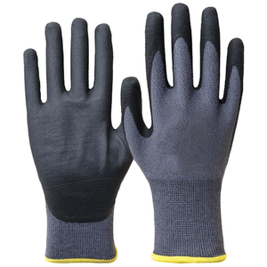 8700ESD3D ไซส์8สีเทา/ถุงมือดำ & ถุงมือ En 388/En 407/En 16350 PPE II nitras-แพ็คขนาด12 - Product Image 2