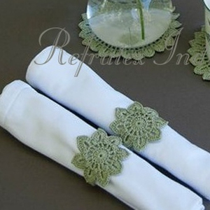 Anillo para servilletas de ganchillo, elegante, de refractex, hecho en la India, calidad, bajo precio - Product Image 1