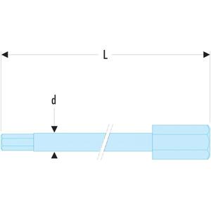 ดอกไขควง Facom ซีรีส์ 2 แบบยาวมาตรฐาน สำหรับสกรูหัวหกเหลี่ยมแบบฝัง - Product Image 2