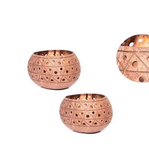 Tabletop decor wooden fancy votive holder indoor & outdoor <b>tealight</b> <b>candle</b> holder for home hotel office wedding party decoration - Product Image 5